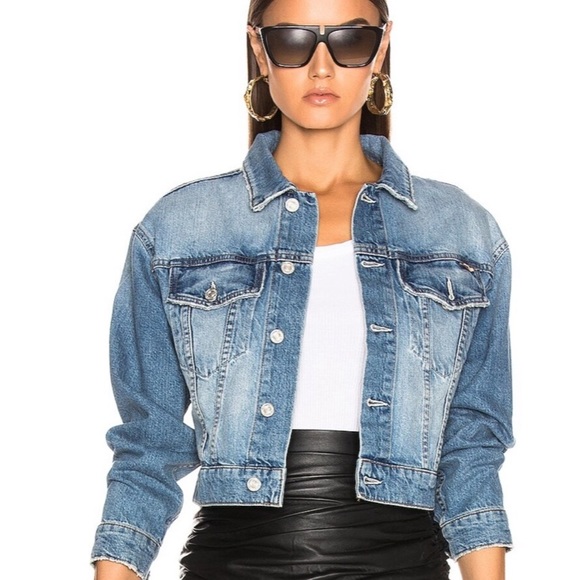 MOTHER Jean Jacket Embellished with Swarovski Crystals - Picture 2 of 14